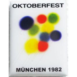 Magnet Oktoberfest Plakatmotiv 1982
