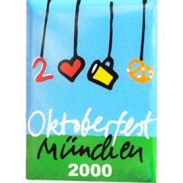 Magnet Oktoberfest Souvenir Plakatmotiv 2000