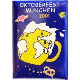 Magnet Oktoberfest Souvenir Plakatmotiv 2001