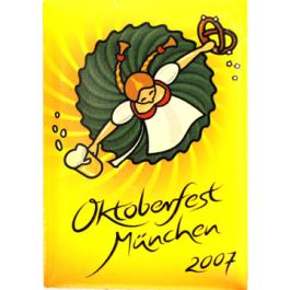 Magnet Oktoberfest Souvenir Plakatmotiv 2007