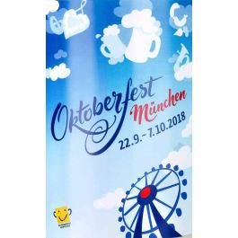 Magnet Oktoberfest Souvenir Plakatmotiv 2018