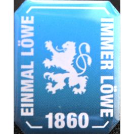 Pin Anstecker 1860 München, einmal Löwe immer Löwe (gebraucht)