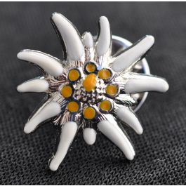 Edelweiß Pin – Eleganter Anstecker mit glatter Oberfläche